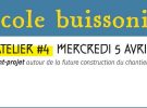 Au programme : atelier-conception à 15h et apéritif-discussion à 19h