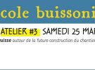 Nouvel atelier participatif avec l'association "L'ASSOCIATION" ouvert à tous les habitants. N'hésitez pas à venir participer ou découvrir ce projet.