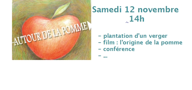 Samedi 12 novembre : autour de la pomme