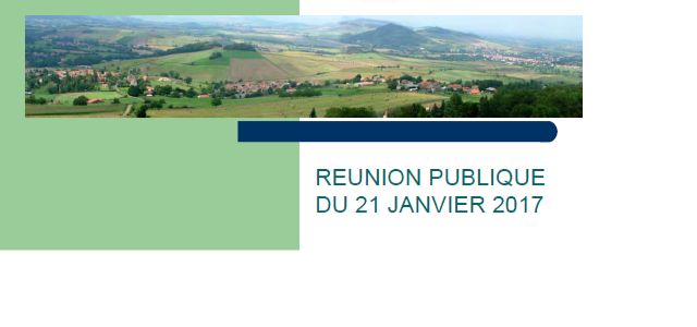 Réunion publique du 21 janvier 2017